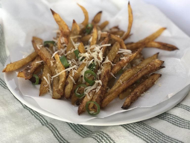 Baked Garlic Parmesan Truffle Fries - Sweet Carolina